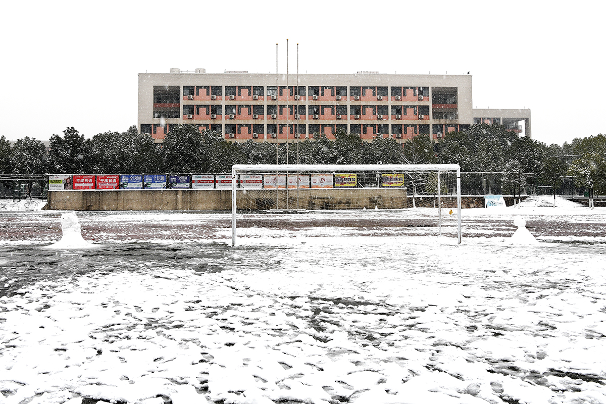 湖北武汉：雪润校园