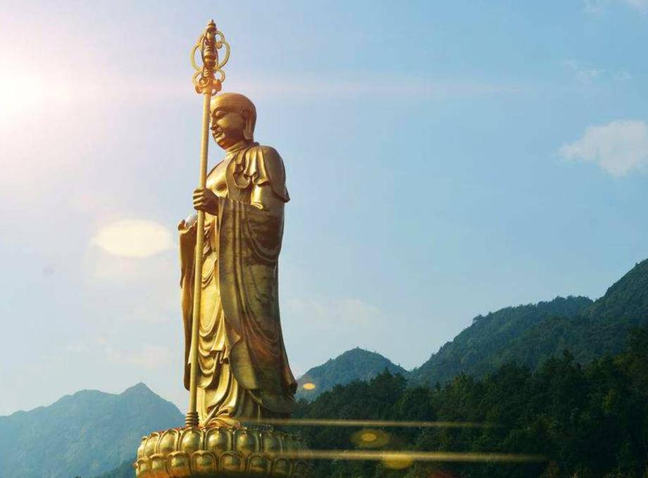 世界上最大的地藏王寺庙,安徽地藏菩萨铜像