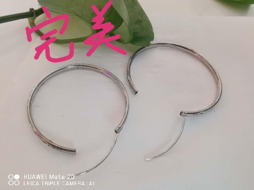 银耳环银针断了怎么修,银耳环银针折了能粘上吗