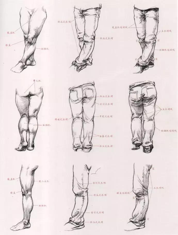 速写衣服褶皱画不好,速写衣褶123和127的区别