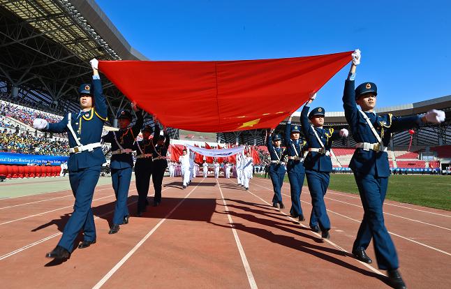 高清大图！震撼来袭！金普新区第三届全*运民**动会开幕式，精彩