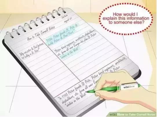 康奈尔笔记法详细教程,康奈尔笔记法经典总结