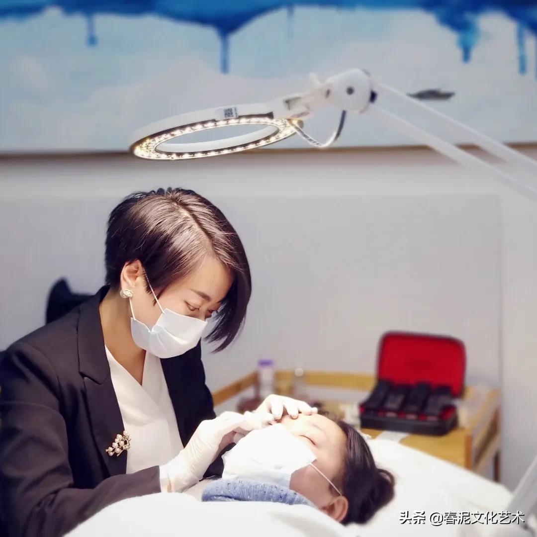 纹眉真人纸上练习画法图片步骤,不同眉形的纹眉