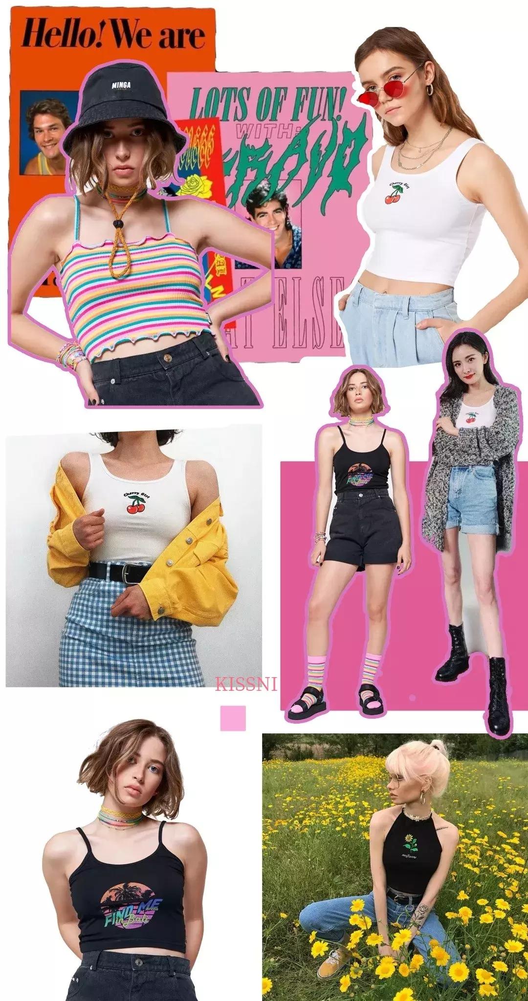 泫雅和杨幂都穿的打底衫,杨幂从四个花旦到巨星