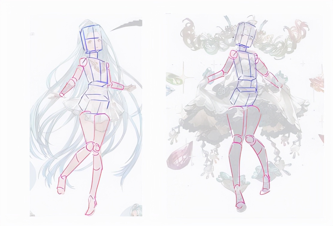 如何画人体结构动漫人物,漫画人体结构如何画