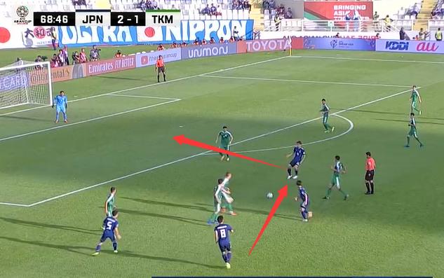 下半场控球教学,下半场日本队