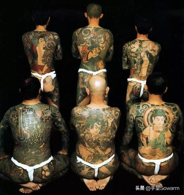 日本纹身水浒传,日本黑帮御用的纹身的作品