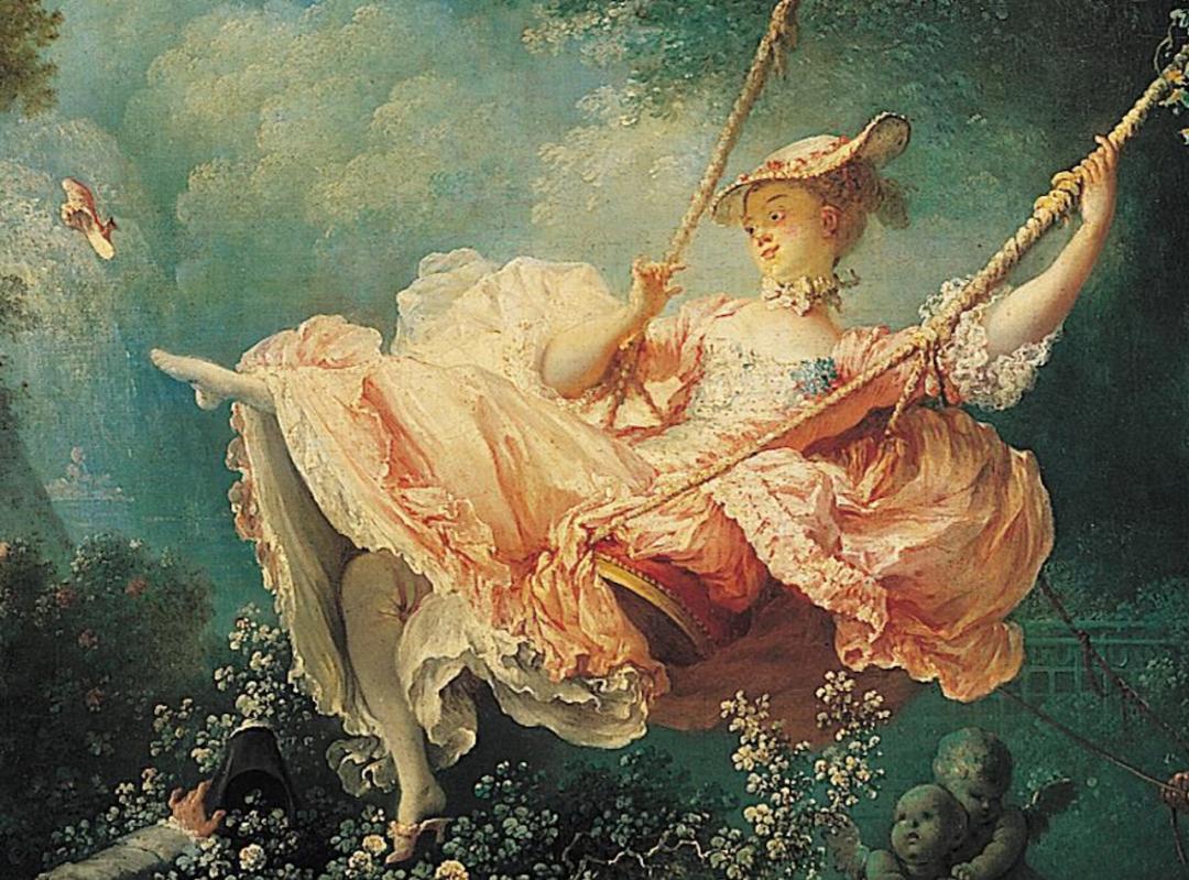 被误解的弗拉戈纳尔秋千解析,弗拉戈纳尔的秋千的艺术风格