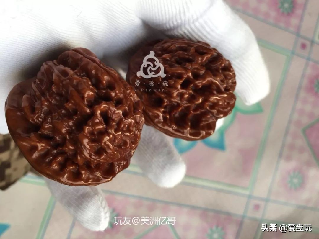 老树磨盘核桃包浆,百年老树核桃图片