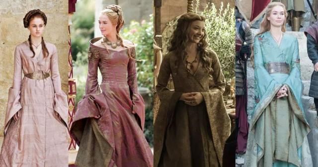 英国15-20世纪大变化女性服装,中世纪绝美服装