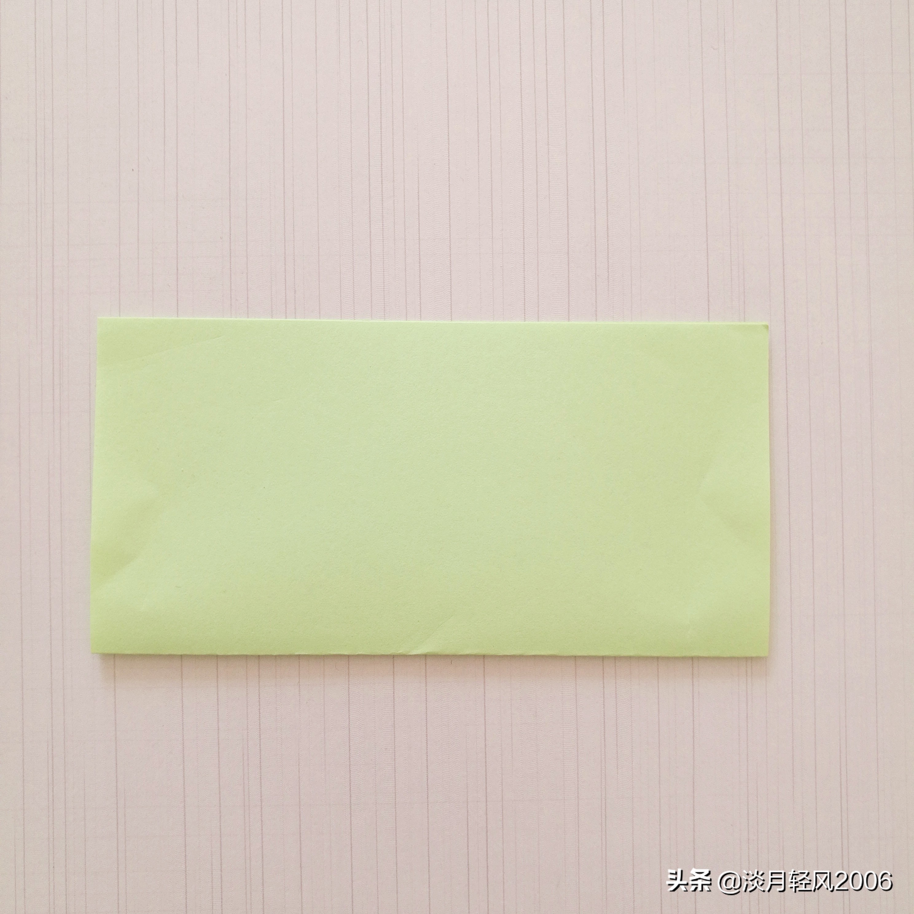 儿童手工折纸简单又美丽信封,用正方形折纸做信封