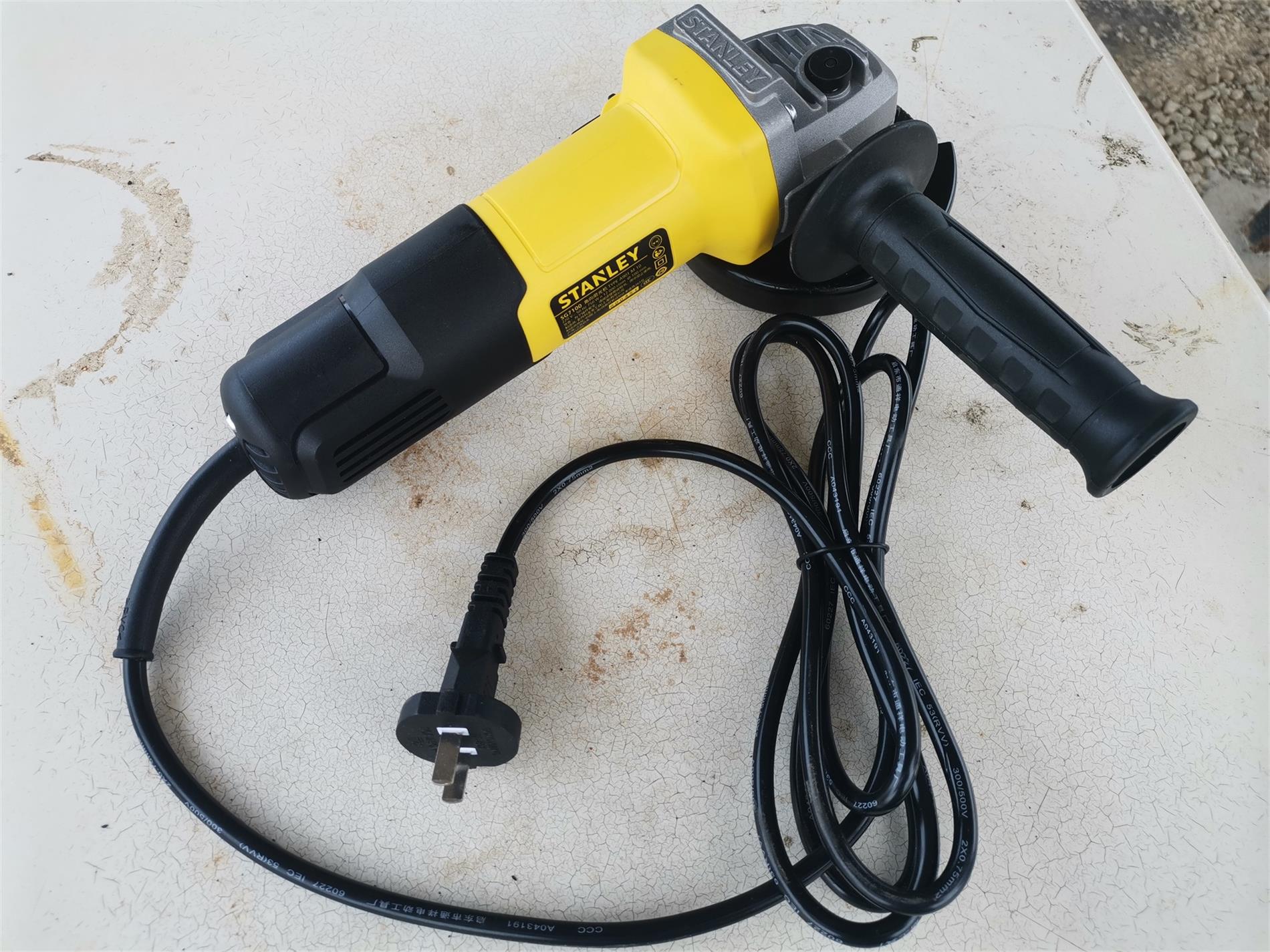 史丹利sg7100角磨机怎么用,史丹利7100角磨机质量好吗