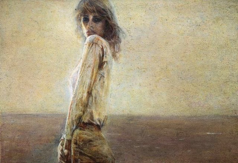 何多苓连环画雪雁,何多苓的经典创作雪雁