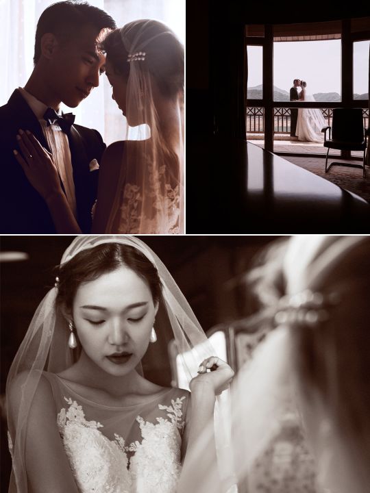 法式轻奢风婚纱照海边,小众又高级的轻复古婚纱照