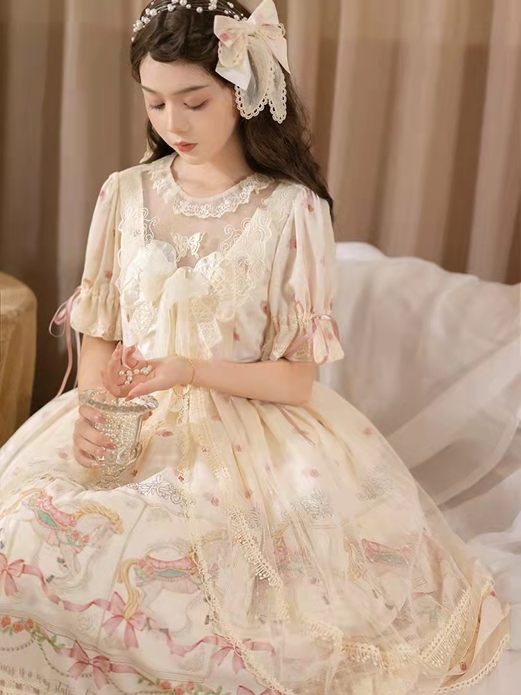 洛丽塔不露胳膊日常,新年氛围洛丽塔