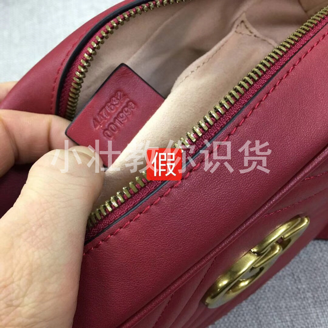 guccimarmont包真假鉴别,guccimarmont真假鉴定图