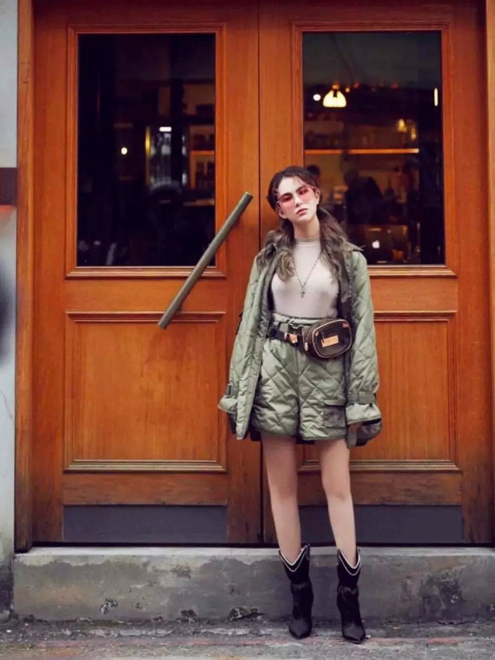 复古菱格双肩包香奈儿,香奈儿大号包包穿搭