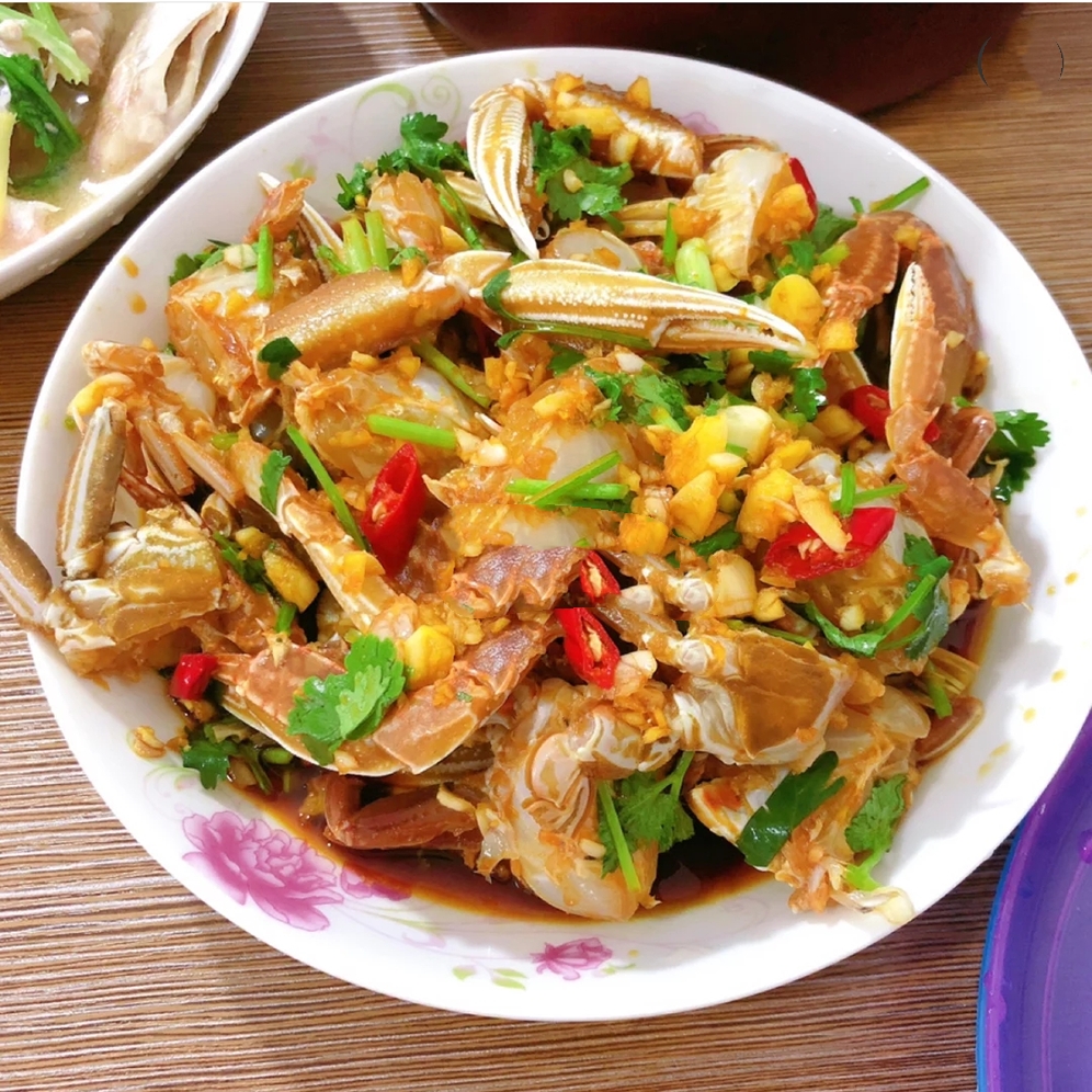 潮汕美食海鲜生腌,潮汕腌螃蟹的做法