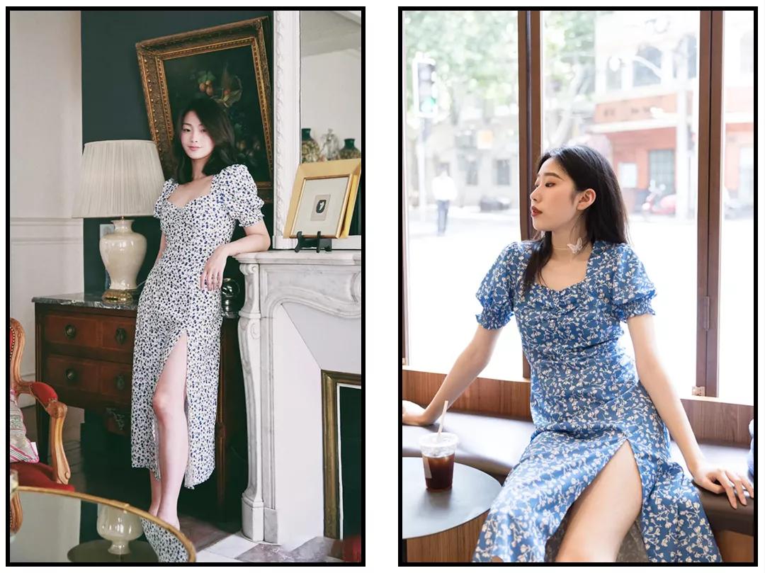 大胸姐妹穿连衣裙“藏胸”的技巧，视觉上帮你显瘦10斤