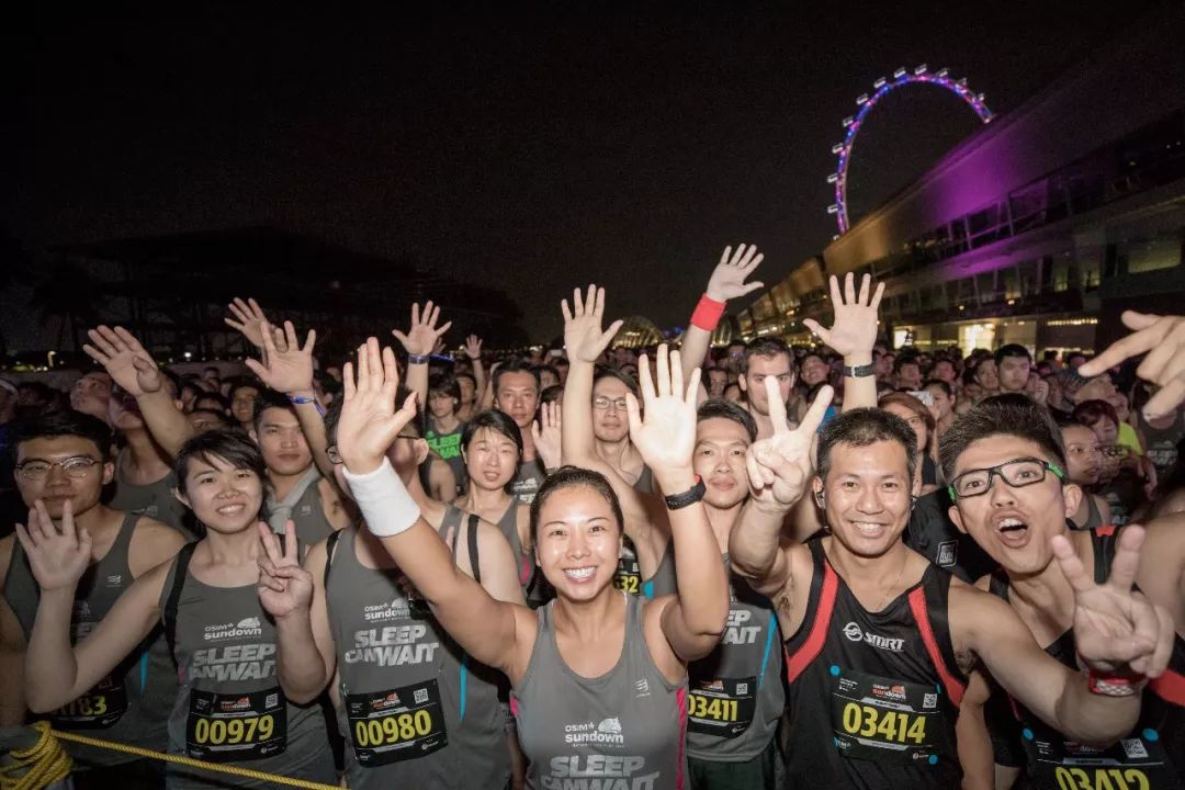 新加坡sundown夜间马拉松,新加坡日落马拉松终点