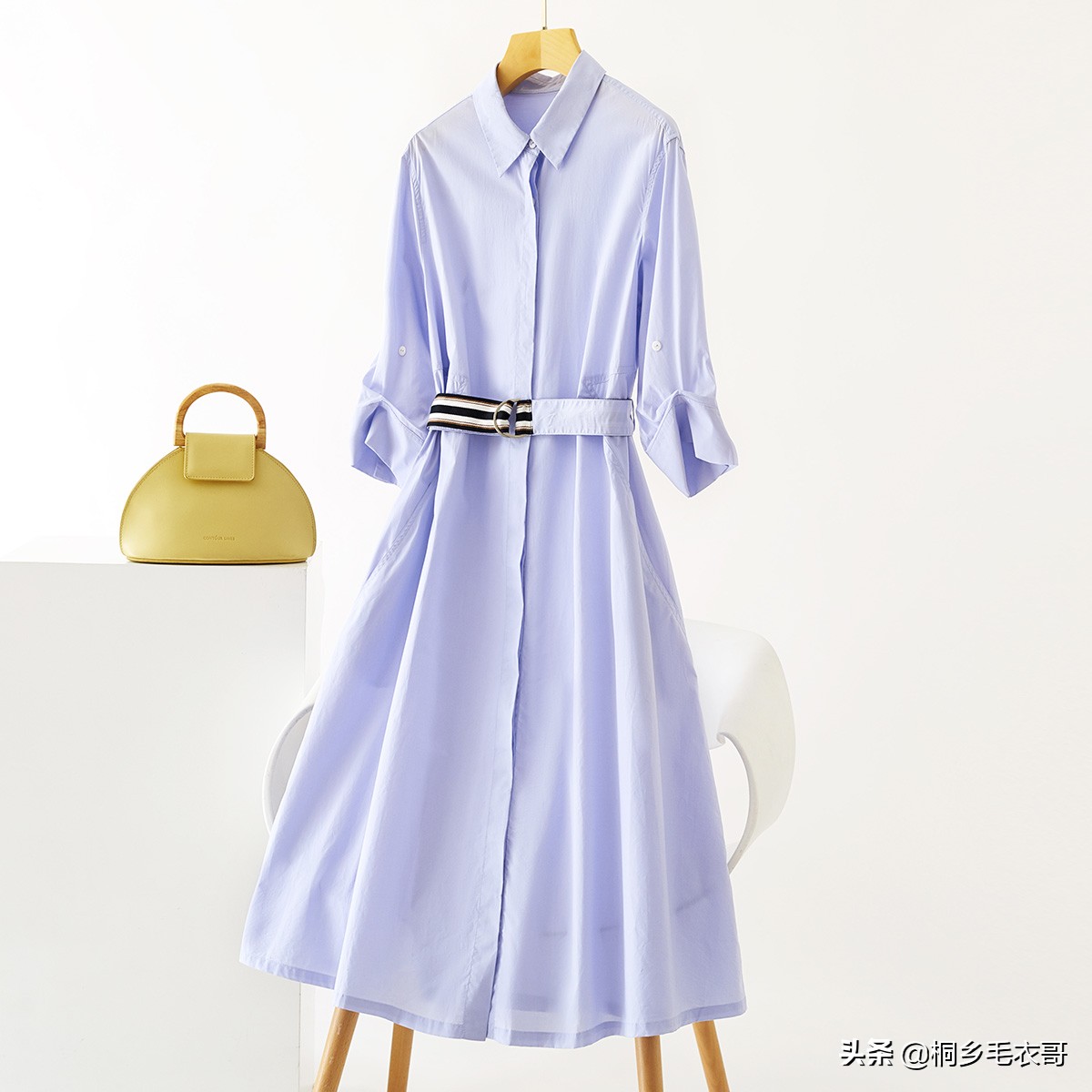 工装连衣裙显瘦遮肚子微胖夏季,工装风裙子连衣裙酷酷