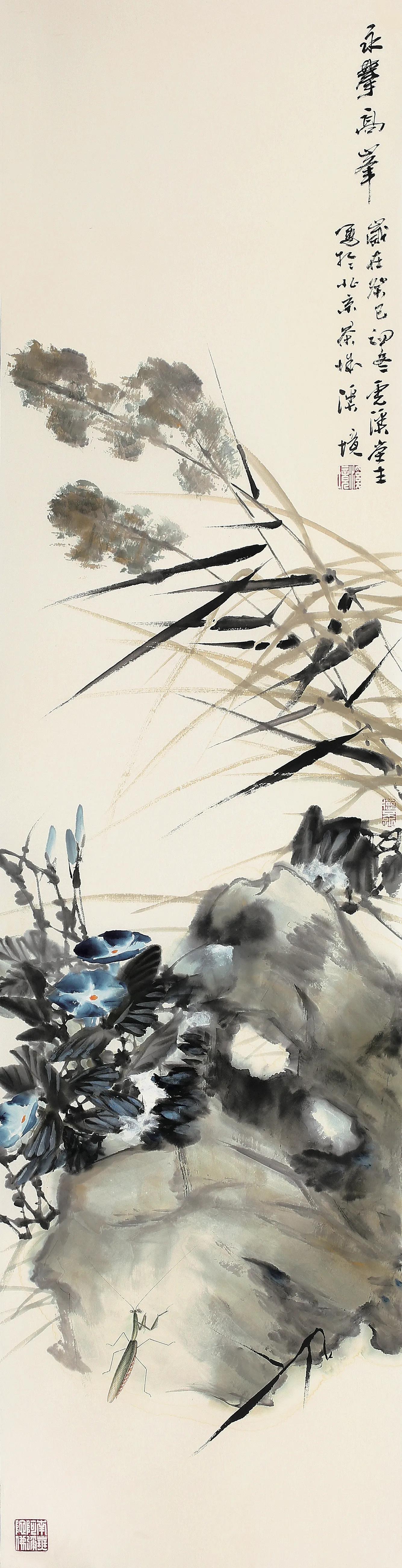 李溪境画作价格,李溪镜花鸟作品