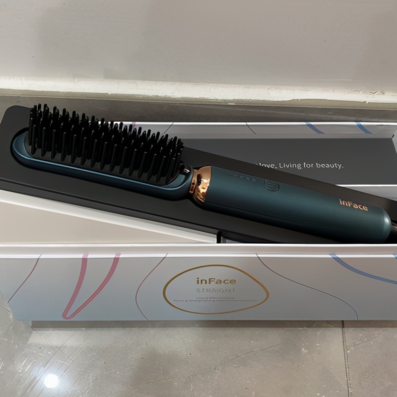 直发梳卷发棒两用拉直板夹神器,小直板夹卷发棒新手使用教程