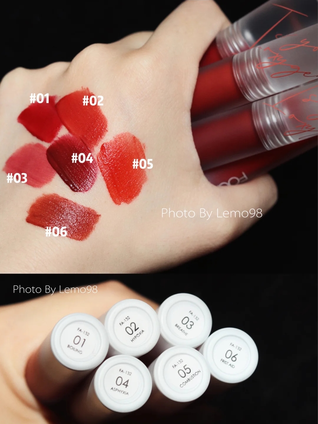 均价不过100的口红试色,均价不超过10元的口红