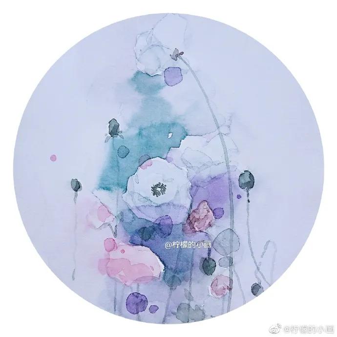 分享一组好看的小清新水彩插画,不来看看简单水彩小插画的教程吗