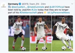 德国足球人才济济,沦为二流球队被迫改变,勒夫放弃3国脚可理解