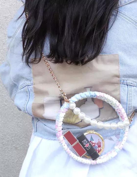 编织小香风材料包,手工diy小香风包编织教程