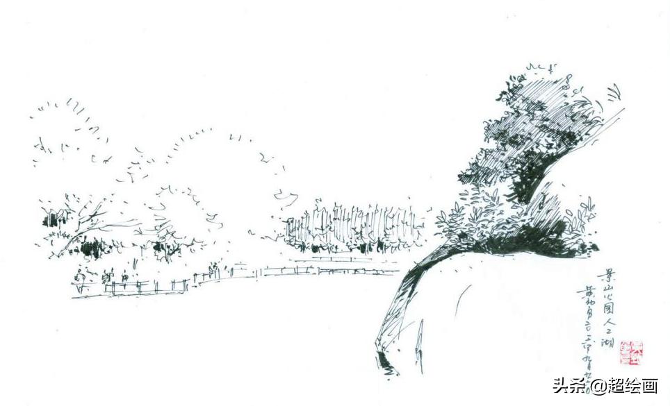 十大顶级钢笔画速写,钢笔速写100幅图片