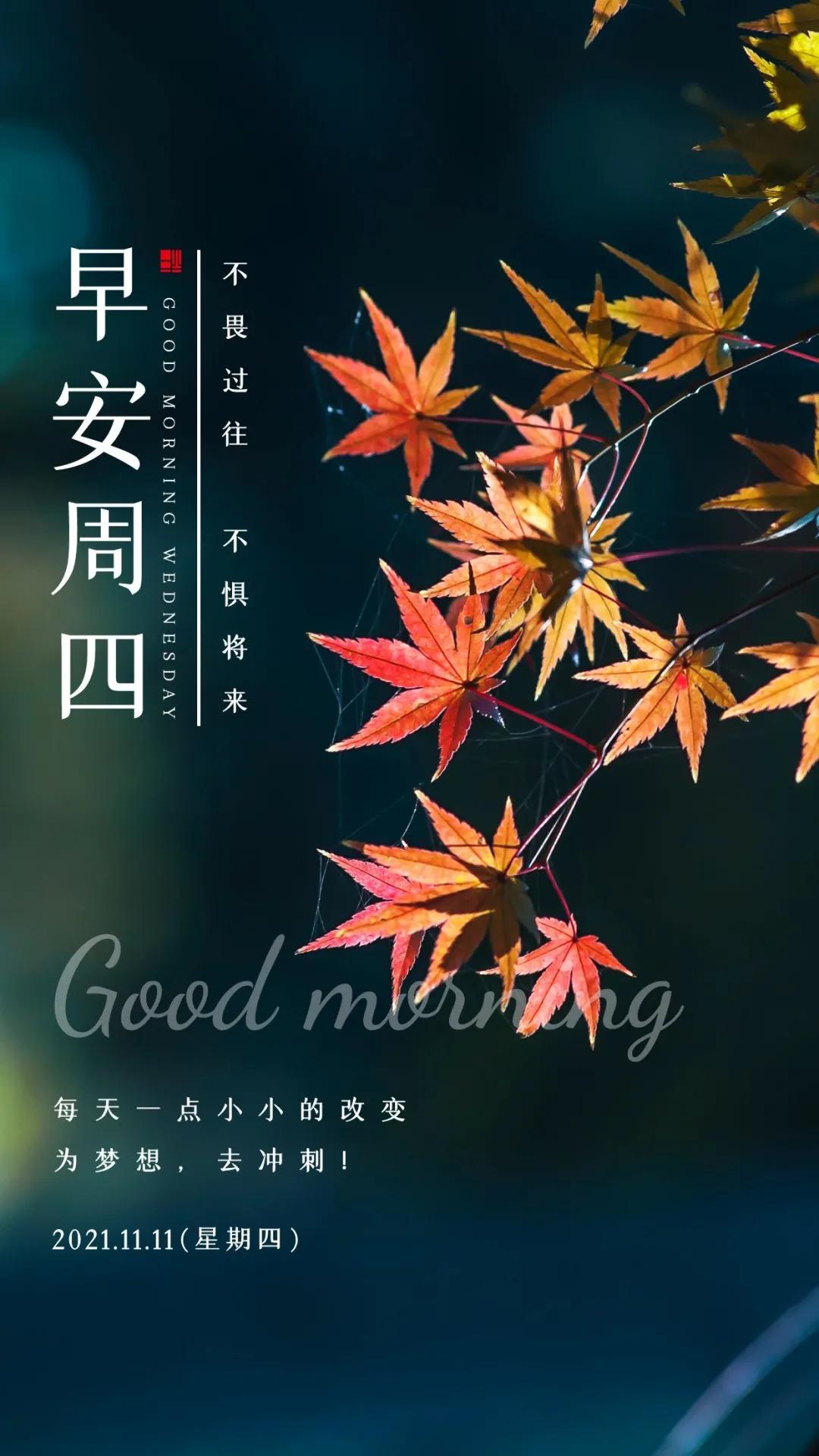 11月21日早安心语正能量句子,2021年早安心语正能量一句话