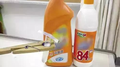 安全使用84消毒液的温馨提示,84消毒液和洁厕灵有毒吗