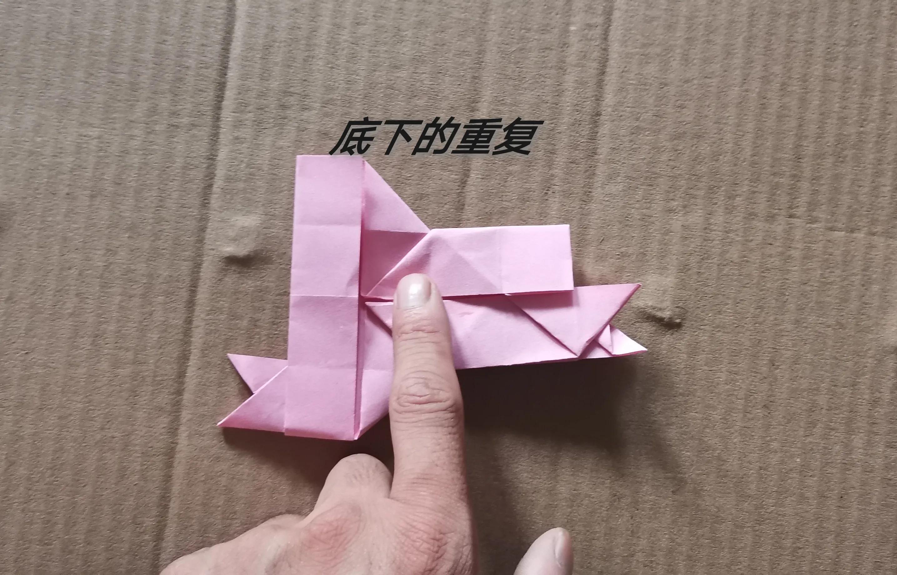 一张纸折的立体蝴蝶慢动作,用8厘米的纸折蝴蝶超简单