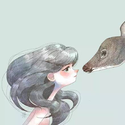 彩铅手绘动漫人物插画,彩铅人物画法作品欣赏