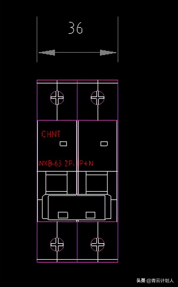 正泰断路器cad,哪里有正泰断路器的cad图下载