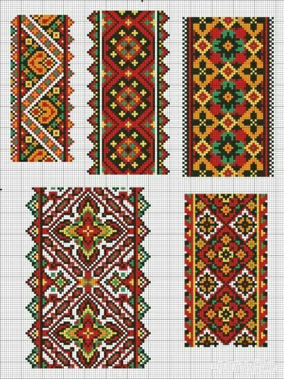 40款十字绣衣服,只要针法图案运用的好,一点都不过时!附针法