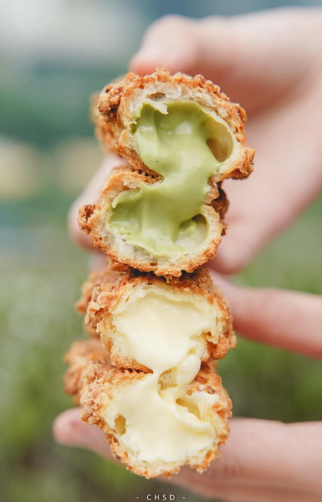 脏脏奶茶泡芙,脏脏黑糖珍珠泡芙