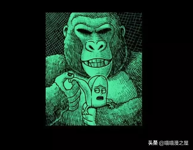 黑色漫画《香蕉》香蕉的可怕噩梦