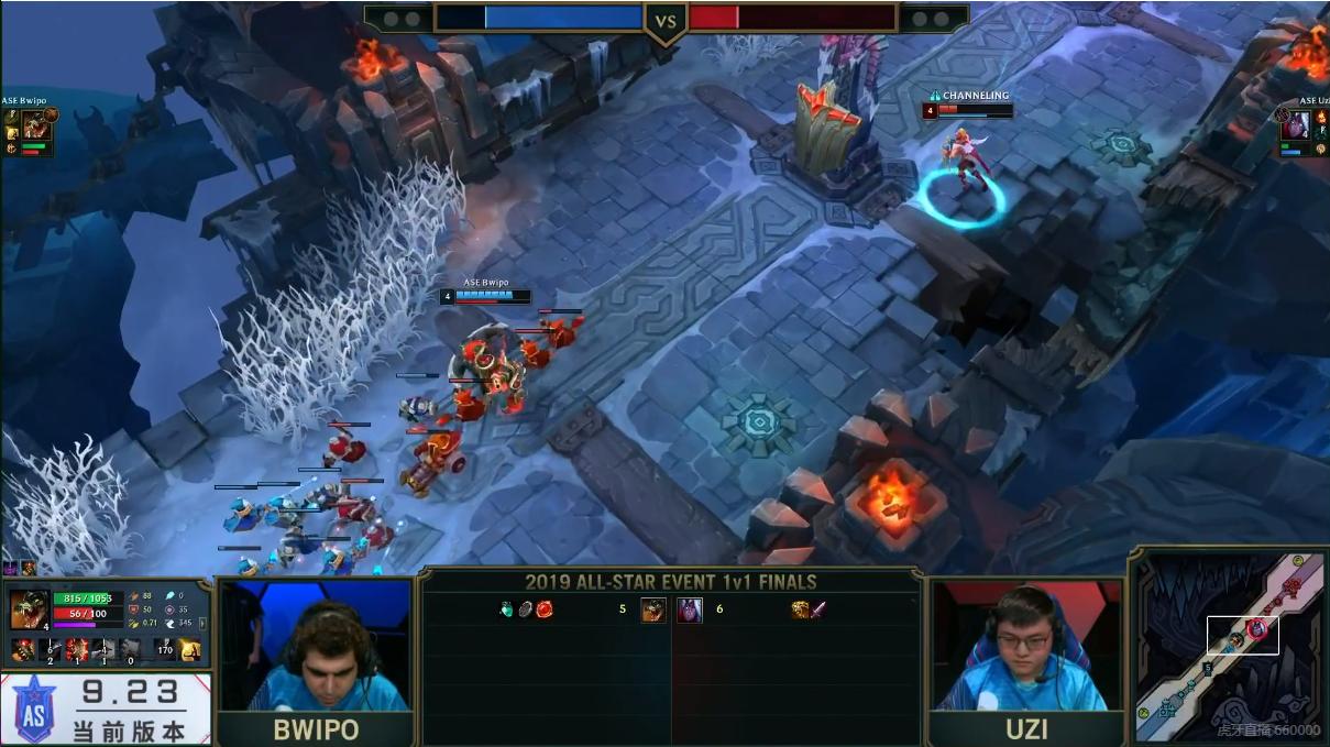 uzi薇恩和鳄鱼二打五,全明星solo赛谈对线uzi