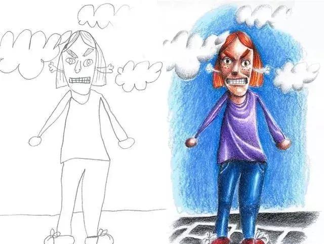 老爸爆改女儿的灵魂涂鸦,登上TED,创造出最有爱的艺术合作!