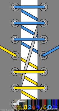 鞋带系起来不好看,鞋带系法不掉教程