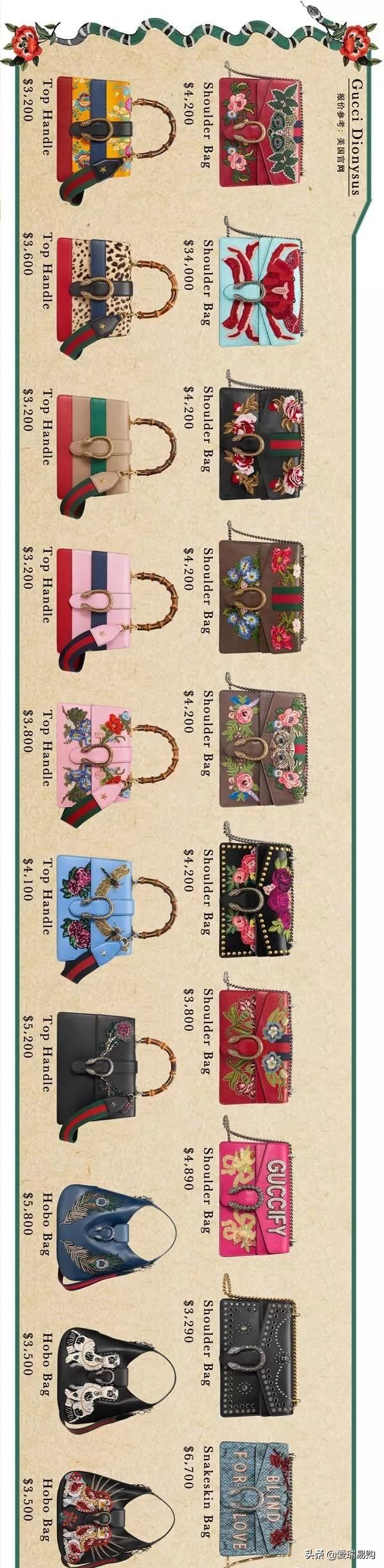 时髦精最爱的6款gucci,gucci包包推荐经典款