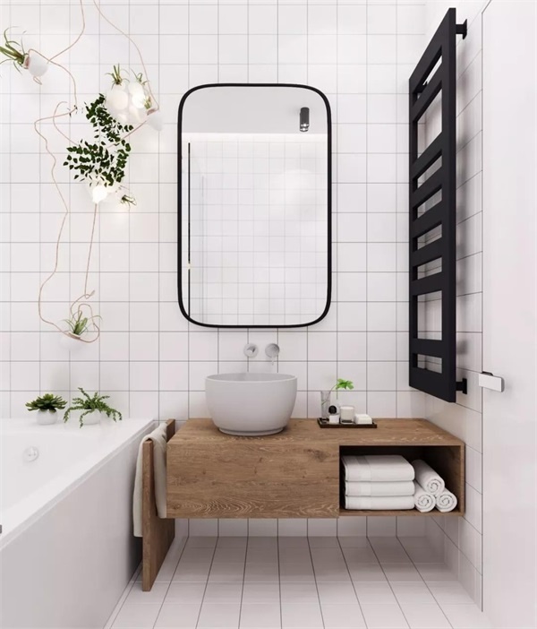 主卧暗卫改造成衣帽间及卫生间,暗卫改半开放式卫生间不装玻璃