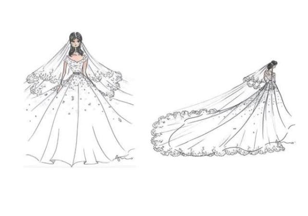 摩洛哥王子迎娶越南新娘,摩纳哥王妃婚纱