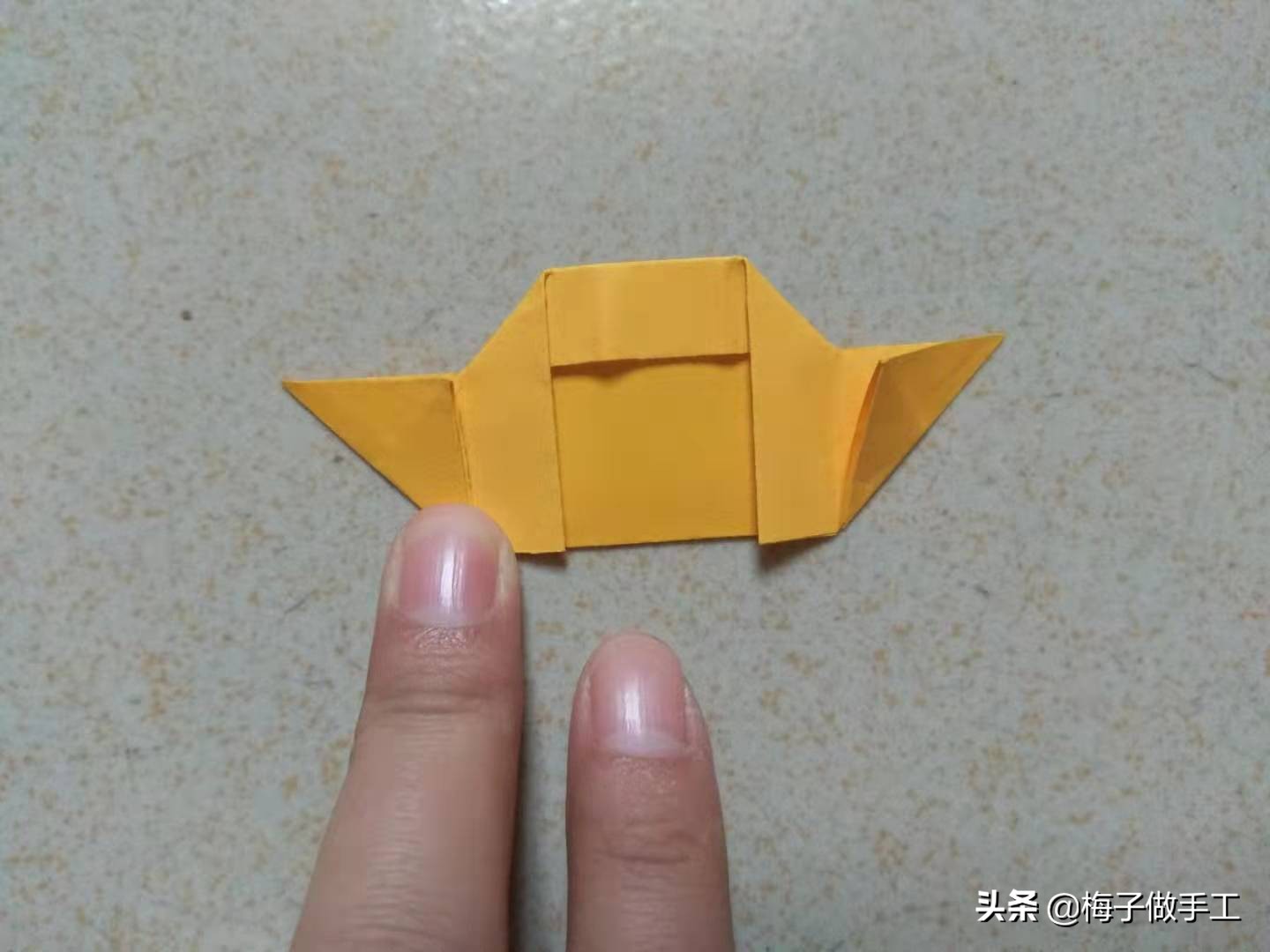 儿童手工折纸:沙发怎么折?桌子、椅子和沙发一套家具就是要整齐