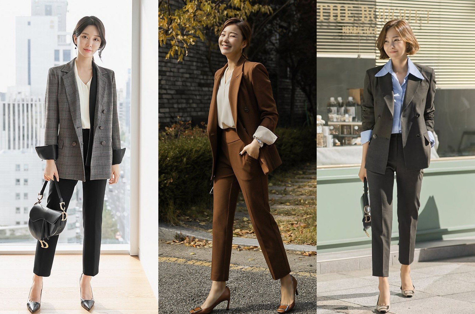 冬季保暖时尚博主穿搭,春冬季节穿搭