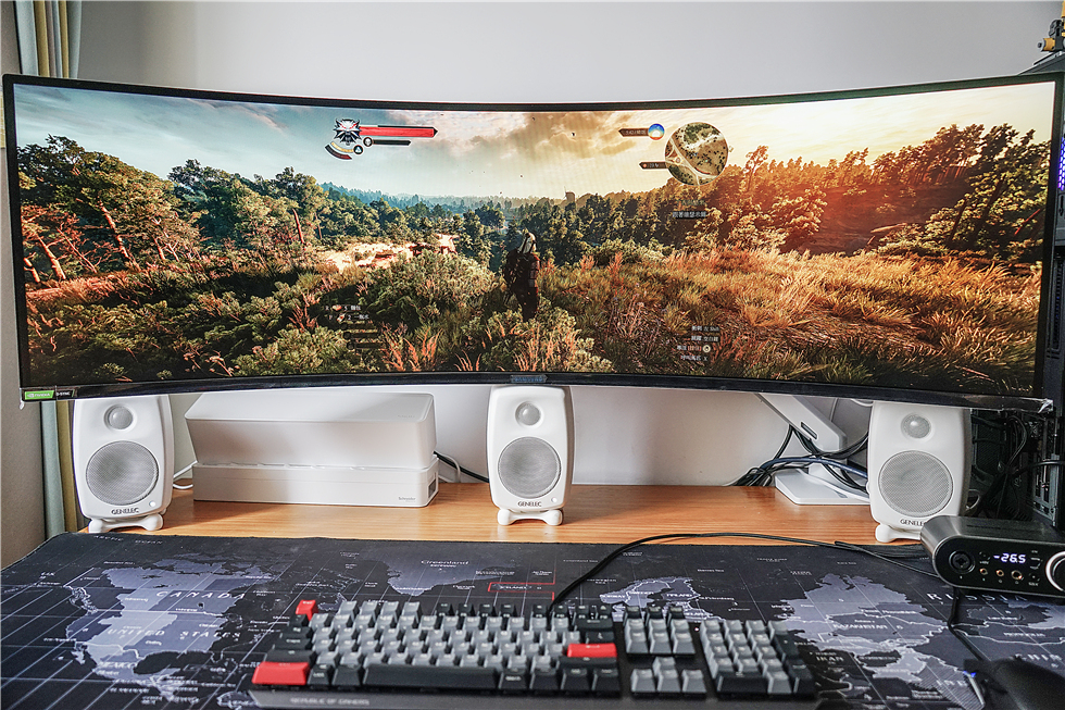 三星玄龙骑士49寸显示器测评144hz,49寸显示器曲率1500和1800