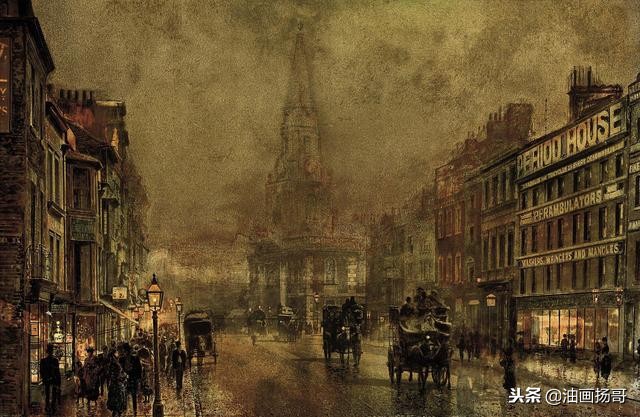 油画笔触和肌理图文,油画的调色和用笔的技巧